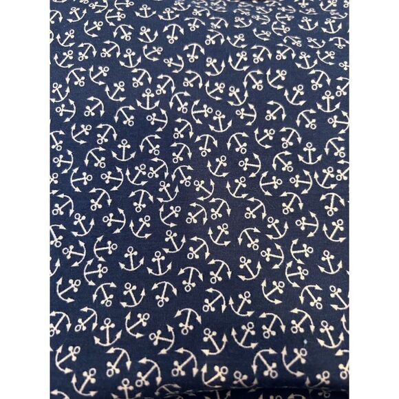 Ann Taylor Loft Cami Top Women’s Large Navy Blue Pink Adjustable Spaghetti Strap - Picture 3 of 7